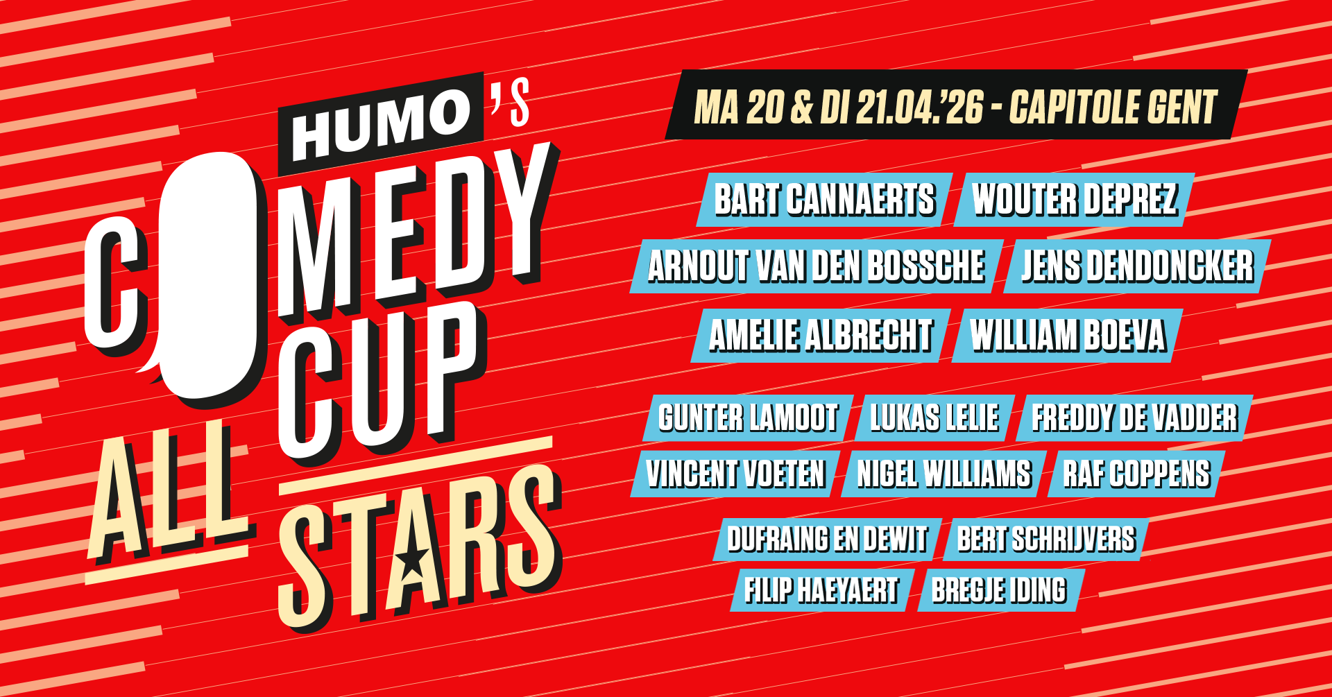 HUMO's Comedy Cup All Stars