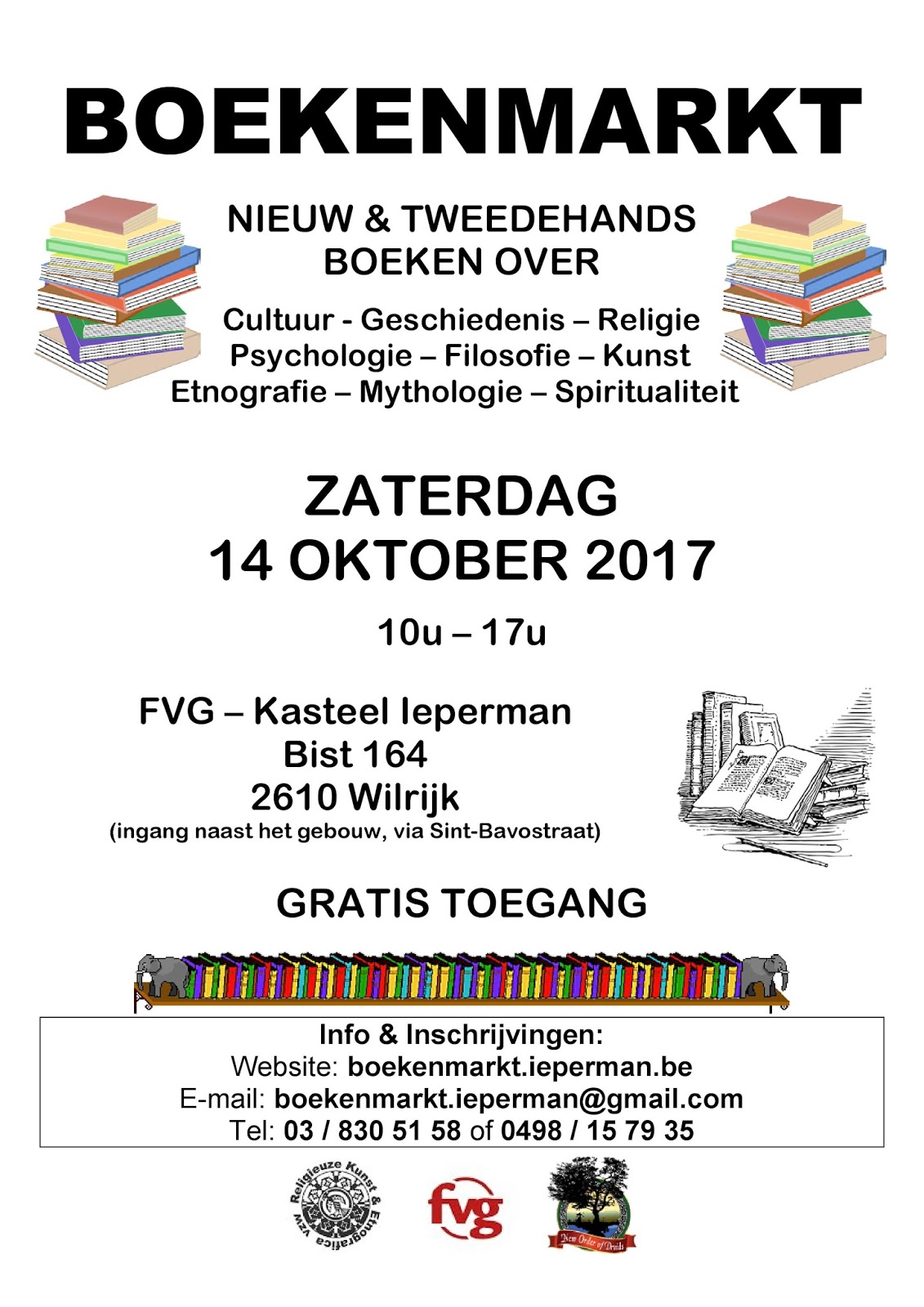 Boekenmarkt Ieperman