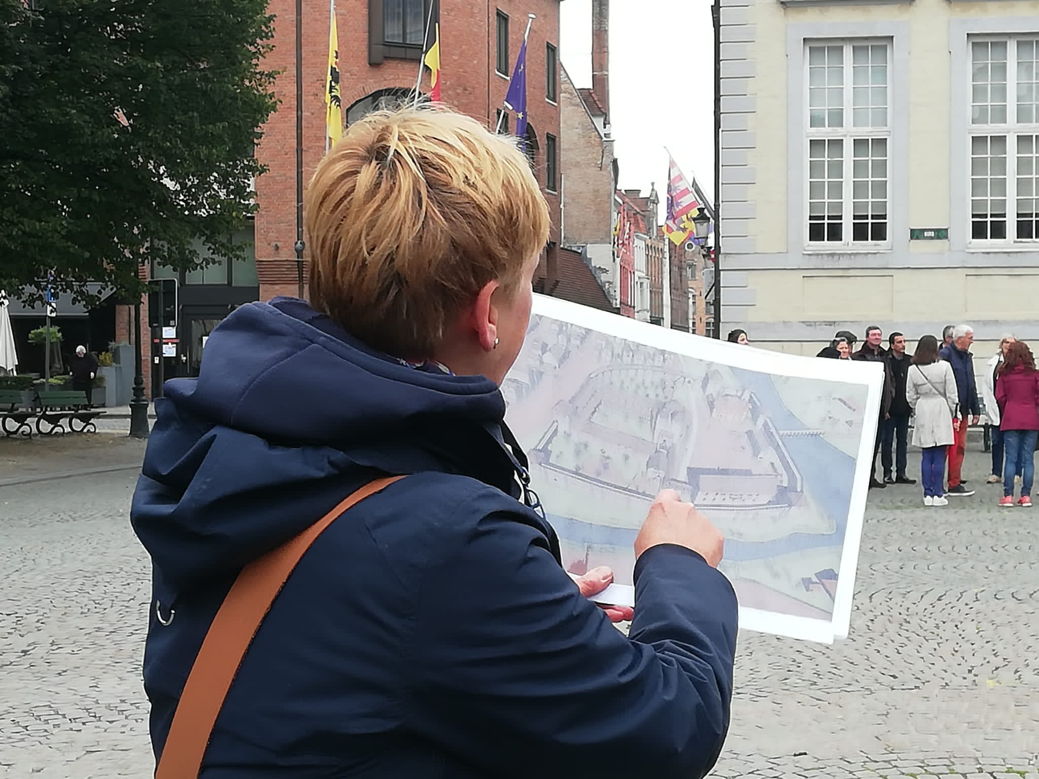 met de kaart van Marcus Gerard Brugge verkennen