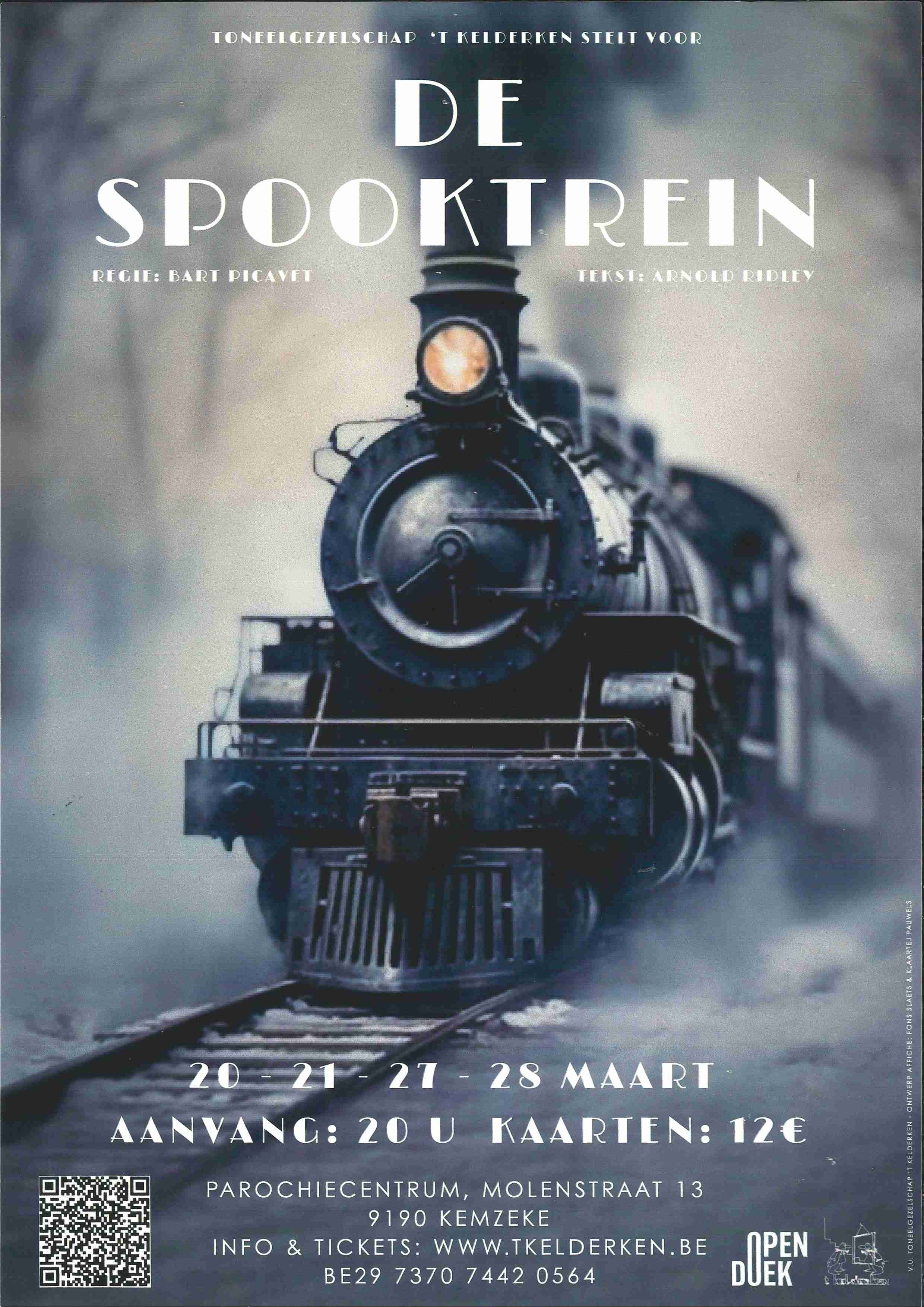 affiche de spooktrein