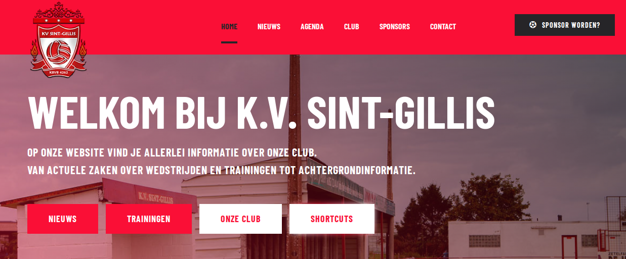 website  van de club