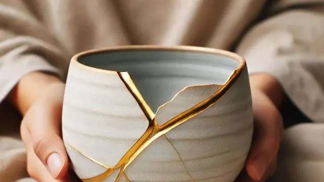Kintsugi: Scherven met een gouden rand