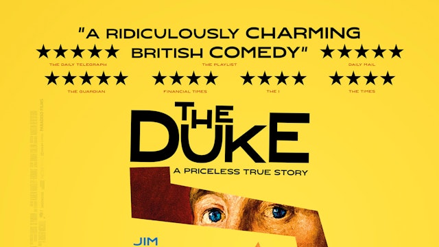 The Duke is een Britse komische-dramafilm uit 2020, geregisseerd door Roger Michell. De film is gebaseerd op een waargebeurd verhaal met hoofdrollen die worden vertolkt door Jim Broadbent, Helen Mirren, Fionn Whitehead en Matthew Goode.