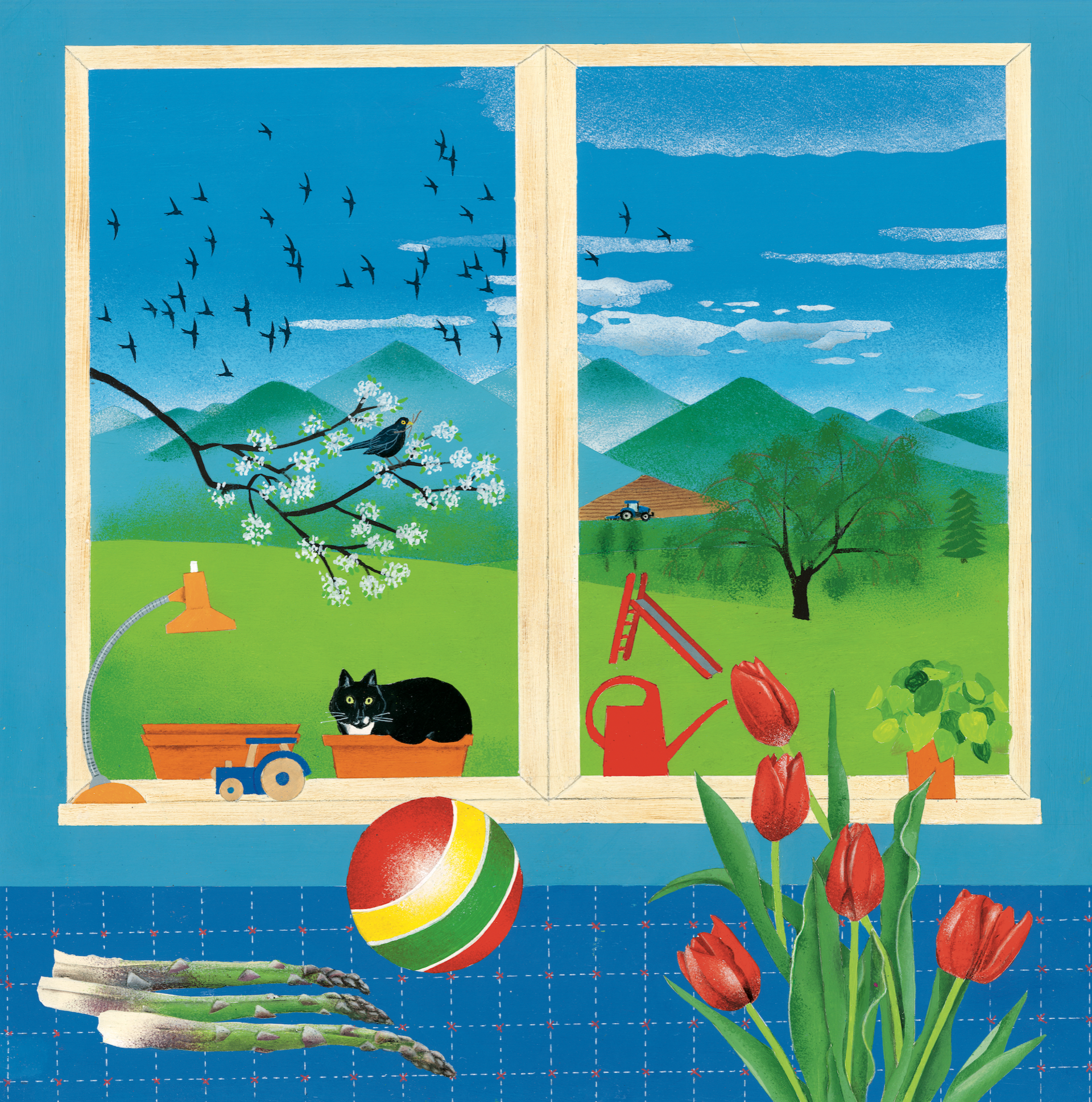 Bernadette Gervais – Une année – La Partie - Thuis. Wonen In Prentenboeken