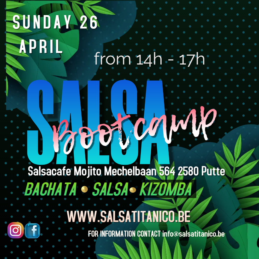 Salsa Beginners Intensive Bootcamp op zondag 26 april