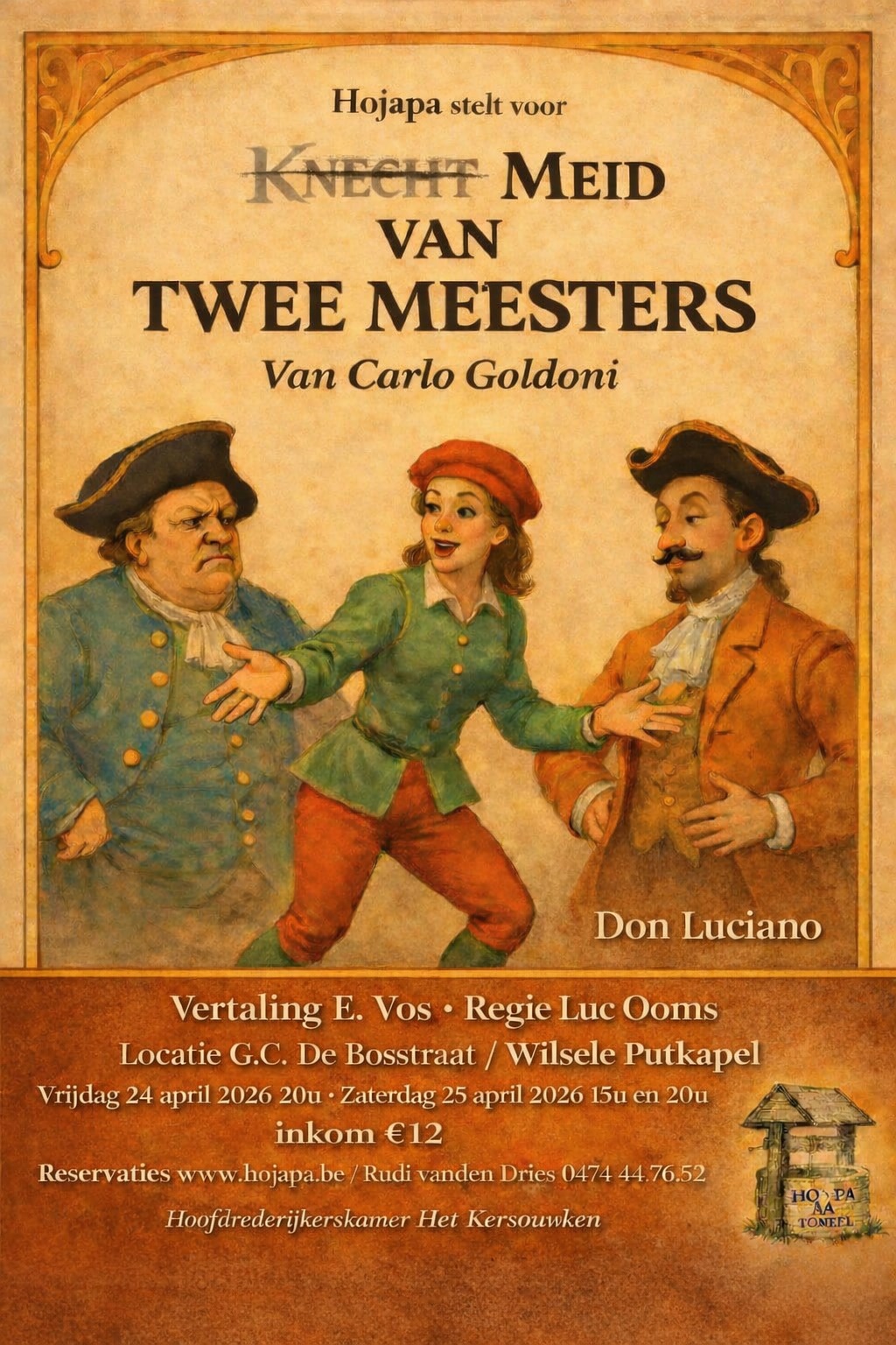 Meid van twee meesters