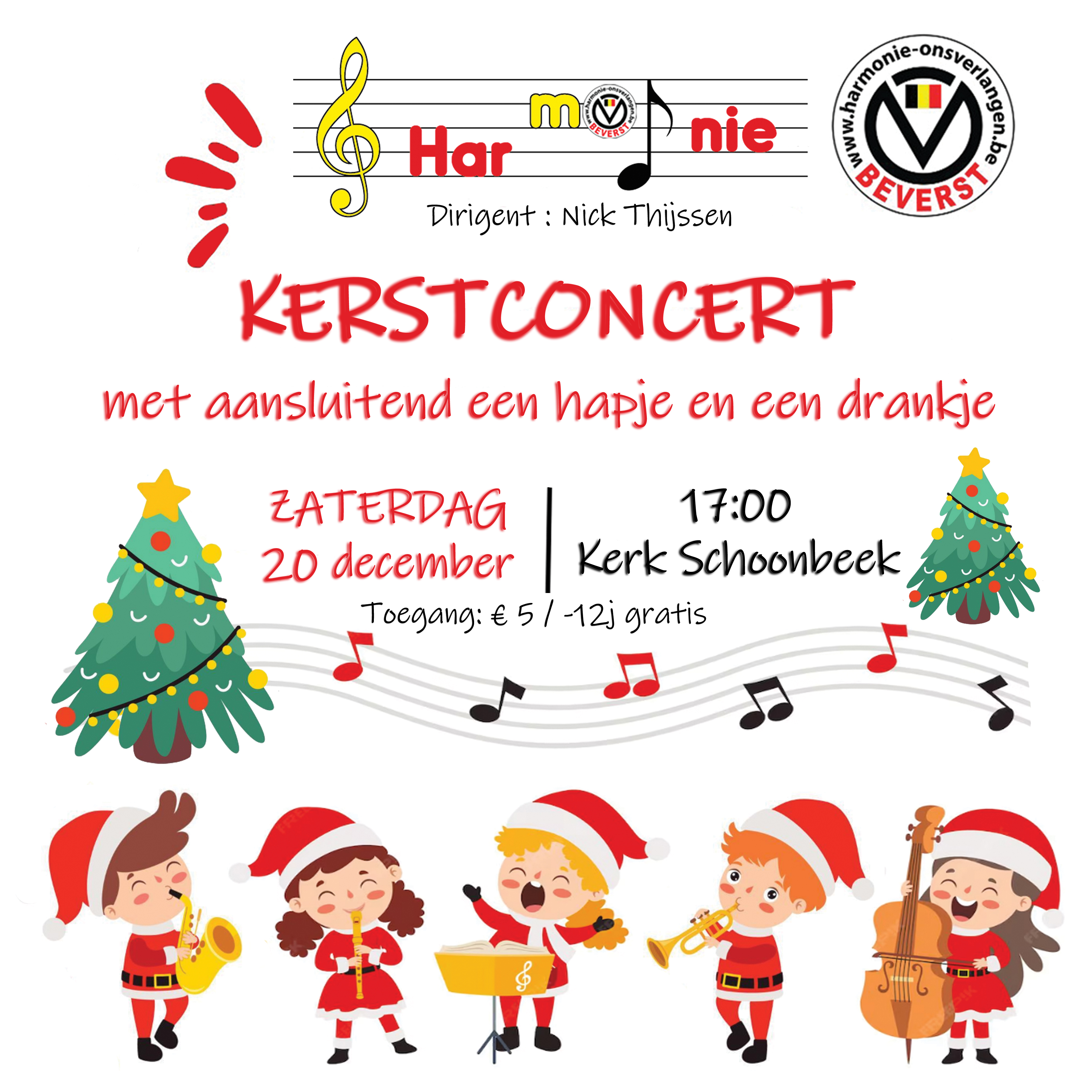 Kerstconcert Harmominie