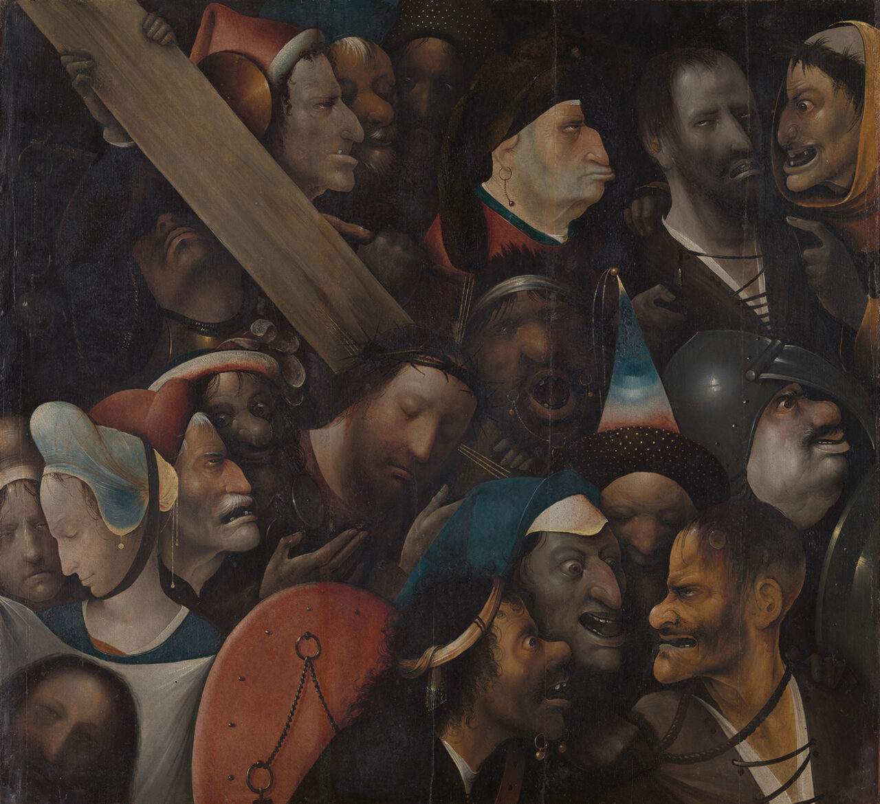 Jheronimus Bosch (?), 'De kruisdraging', ca. 1510 - ca. 1516, MSK Gent