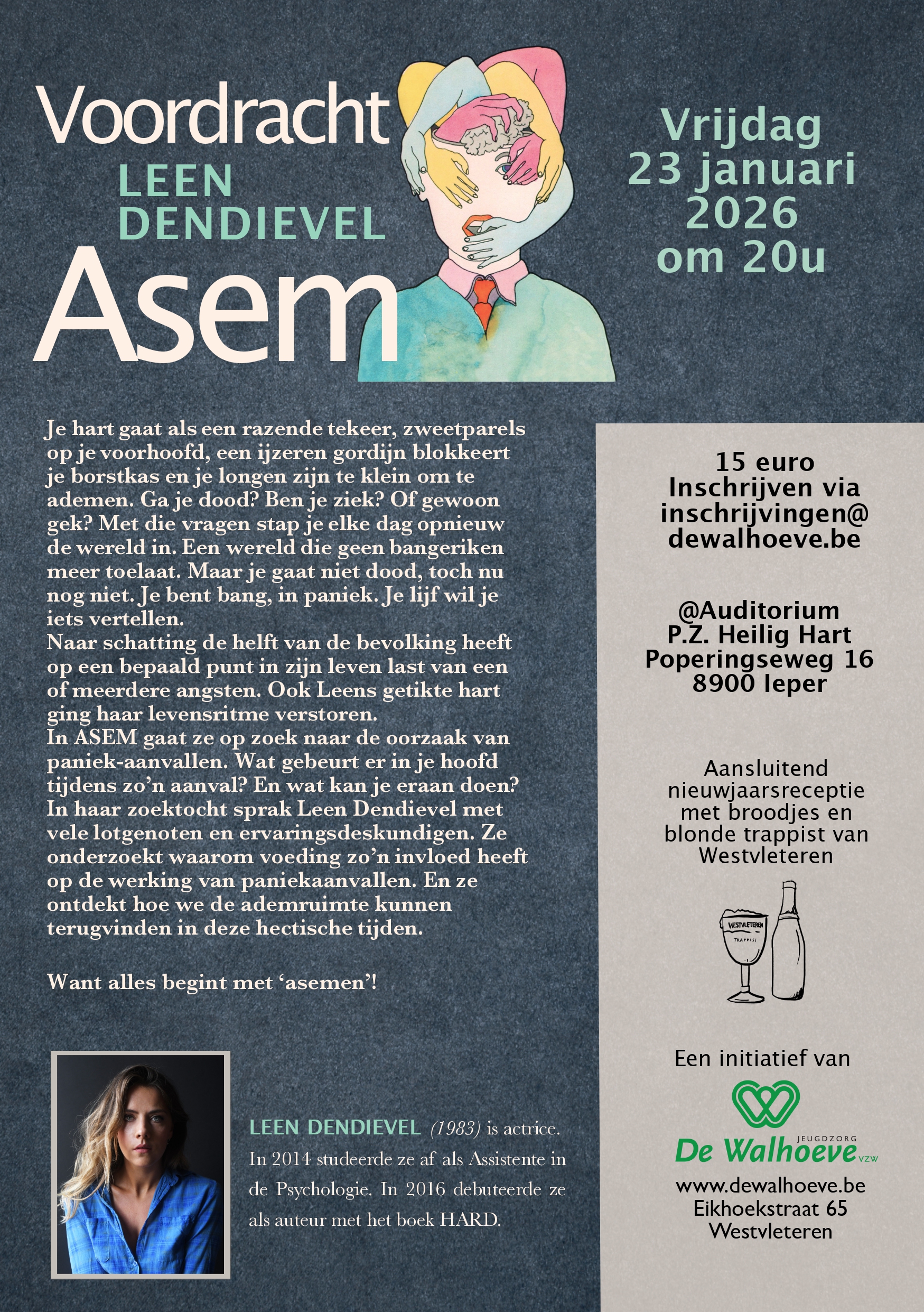flyer voordracht 'Asem'