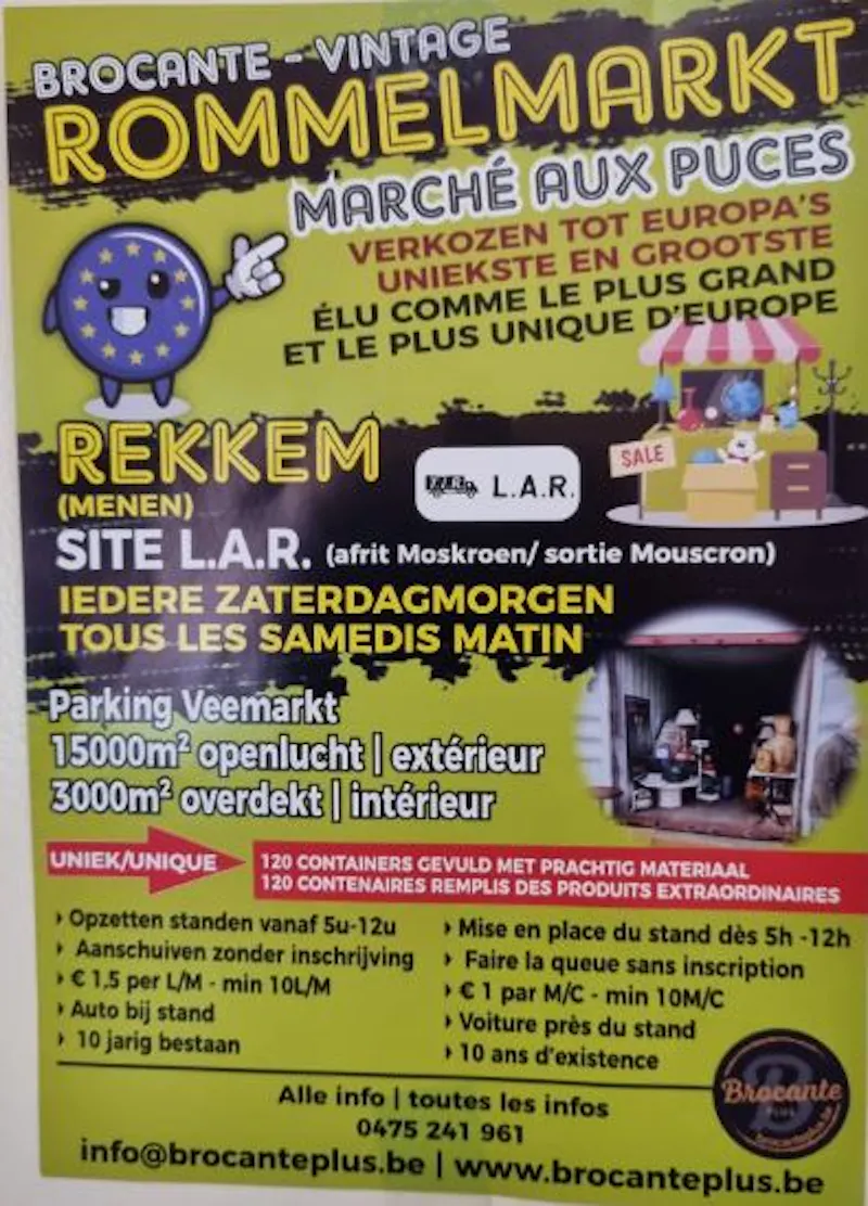 Rommelmarkt -Brocante -Vintage -Marche aux puces