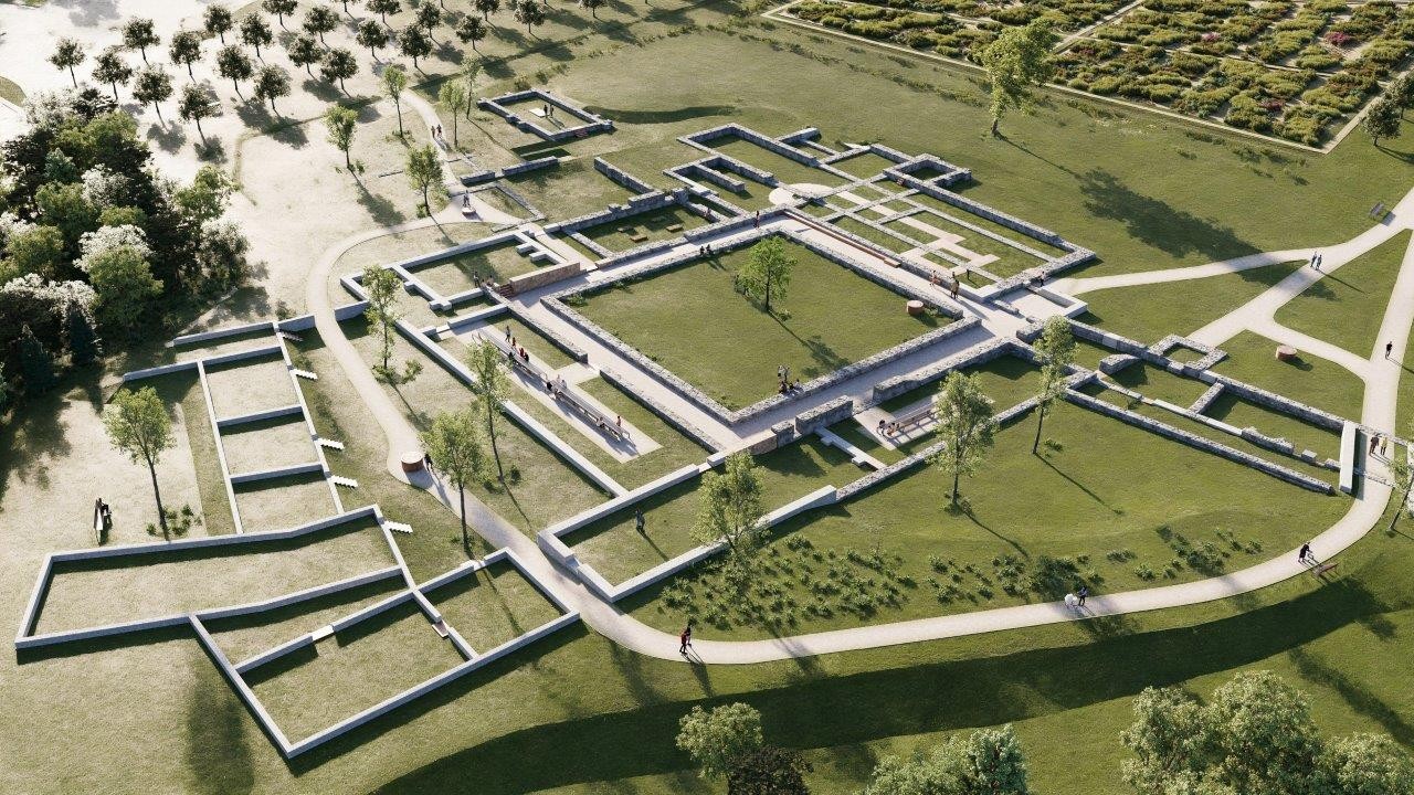 Plannen Archeopark Ename
