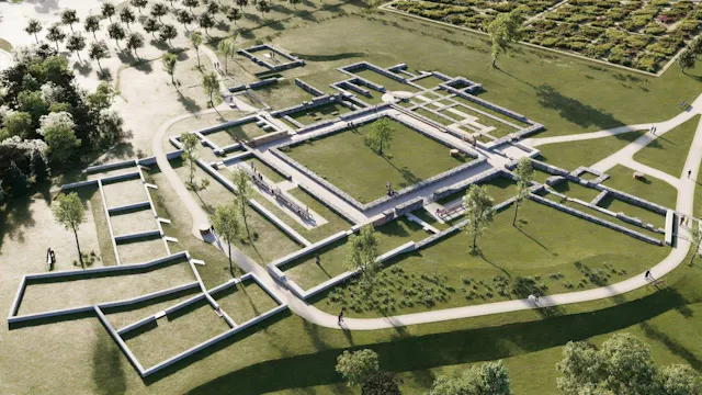 Plannen Archeopark Ename