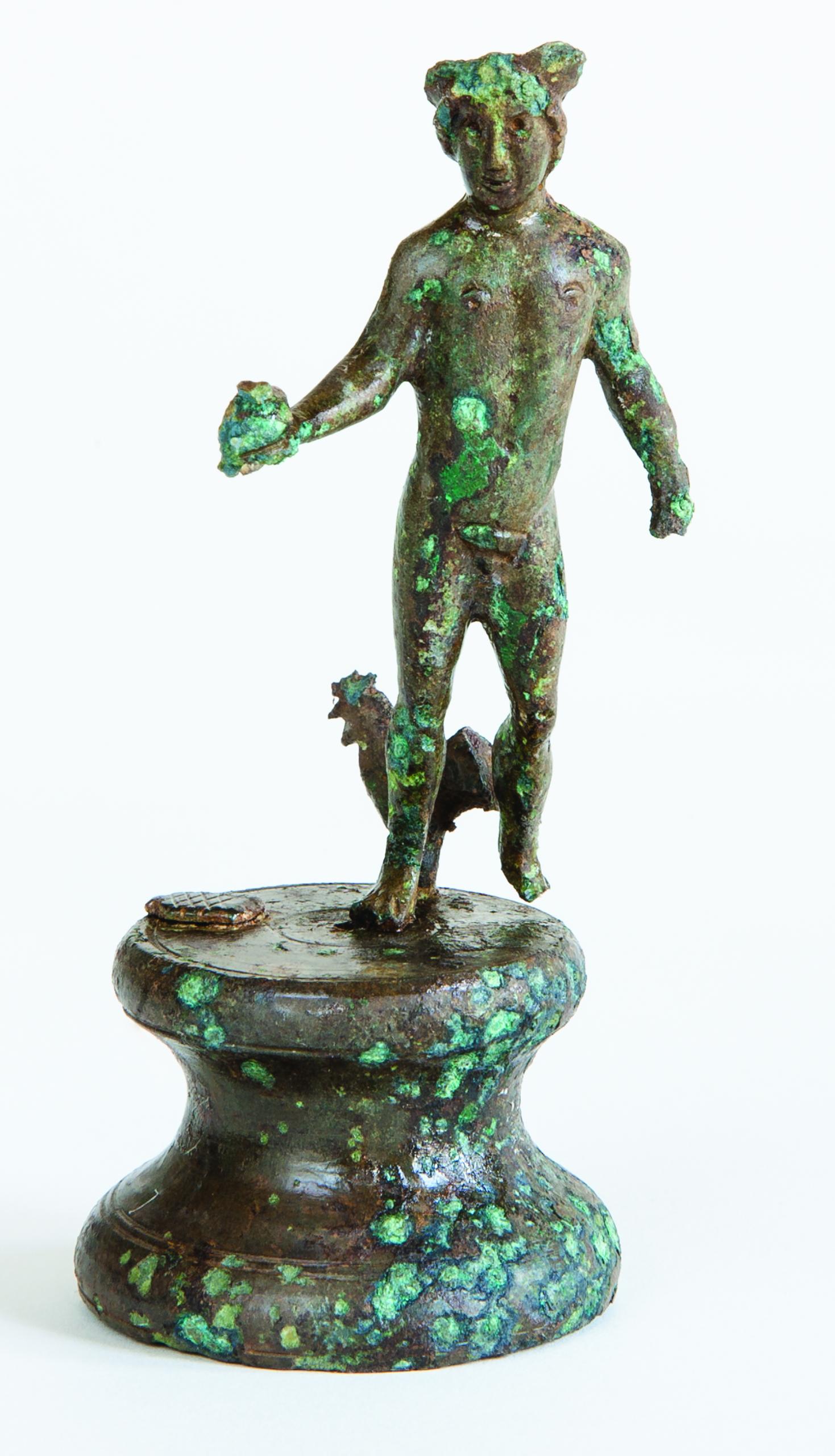 Mercurius, bronzen beeldje