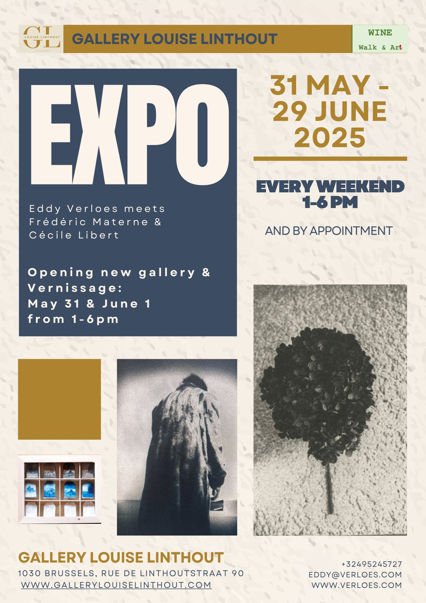 OPENING GALLERY LOUISE LINTHOUT BRUSSELS + EXHIBITION