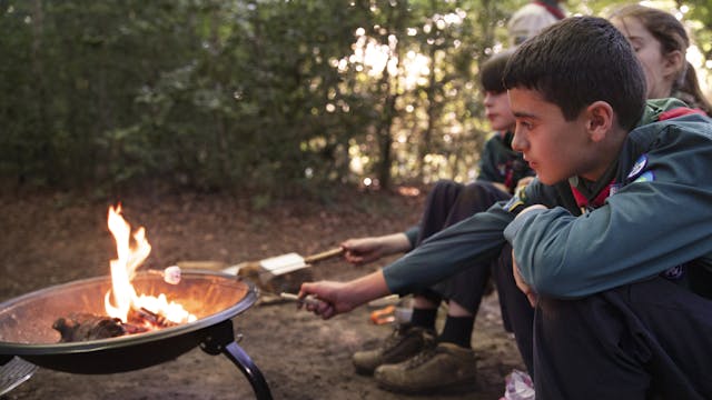 Jongeren aan het vuur