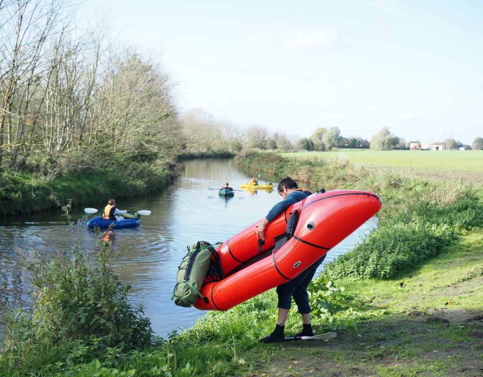 Packraften op de Mandel