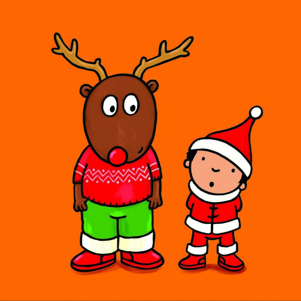 Kerstzoektocht met rendier Rudy