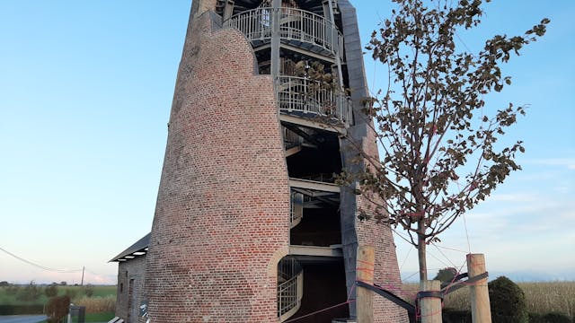 Vredesmolen Klerken, controlepost en rustpunt op de 8e Wandeltocht