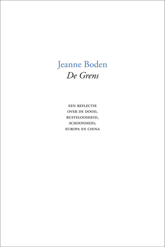Jeanne Boden 'De Grens'