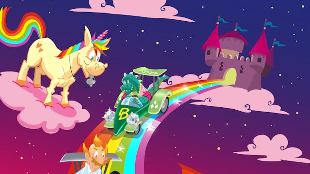 Happy en de regenboograce