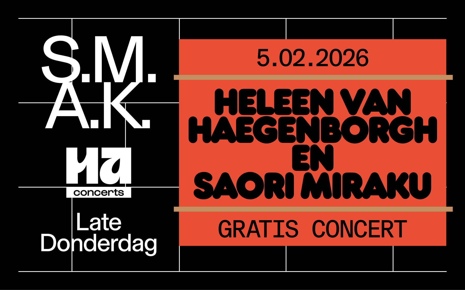 Late Donderdag met Heleen van Haegenborgh & Saori Miraku