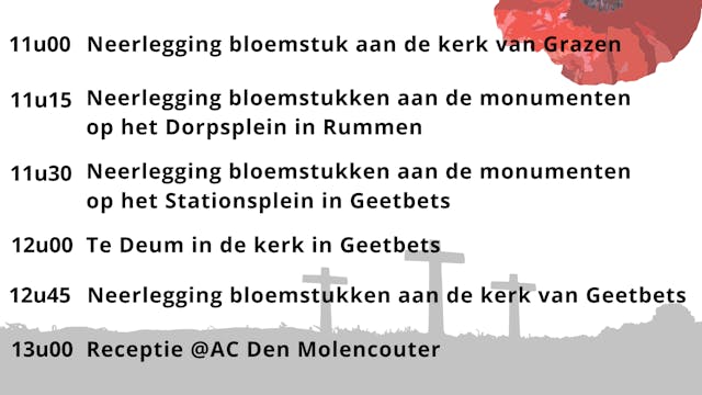 flyer 11 november viering