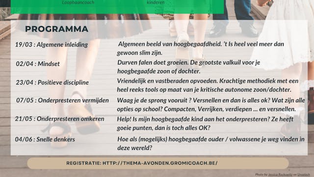 Themareeks voor ouders van hoogbegaafde kinderen