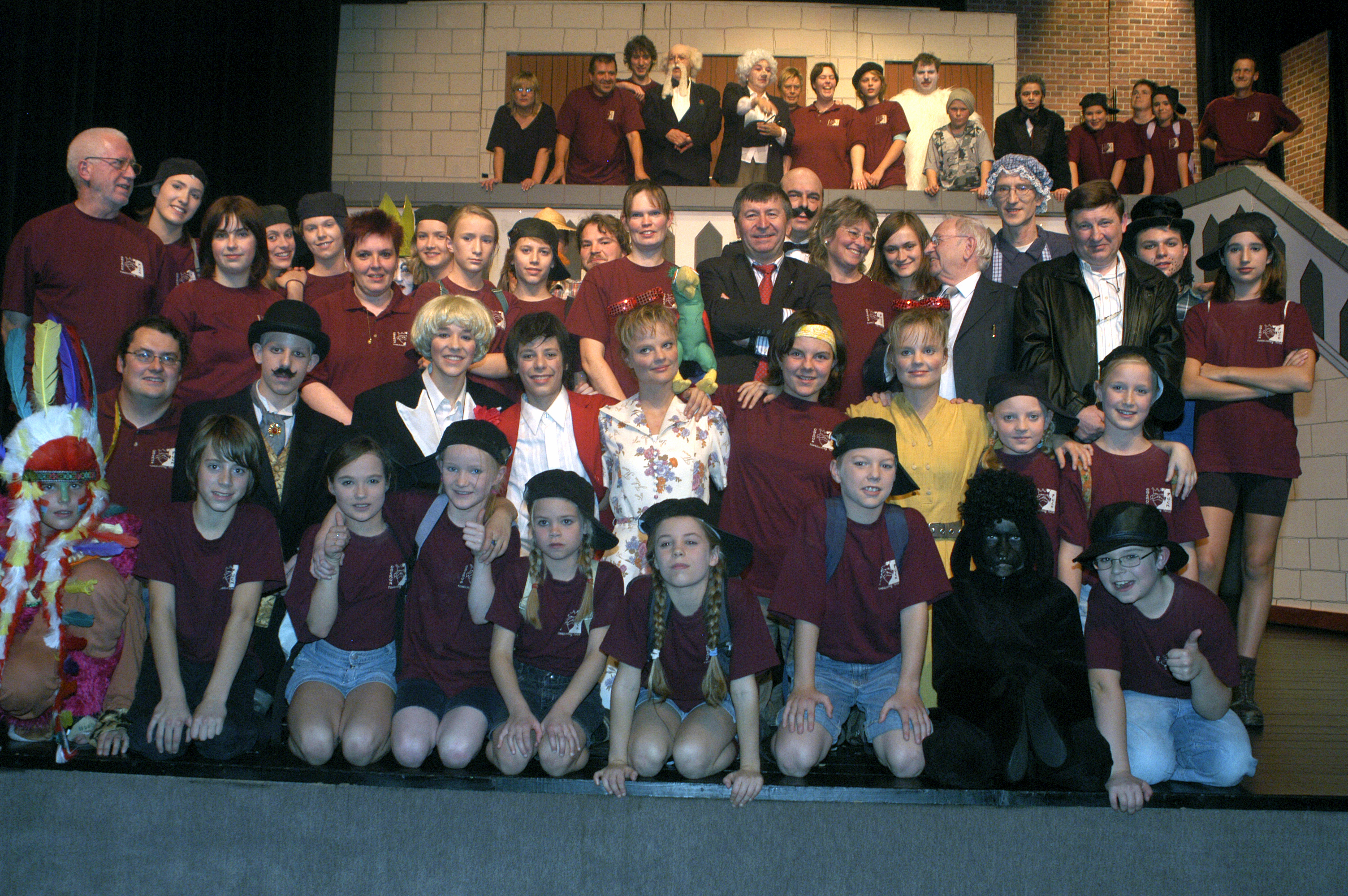 2005. Groepsfoto Jommeke.