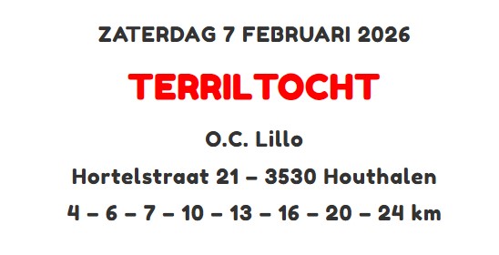 Affiche terriltocht