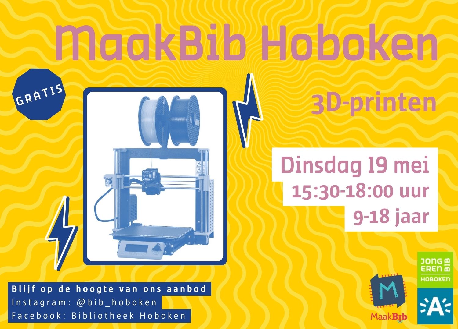 MaakBib Hoboken 3D-printen