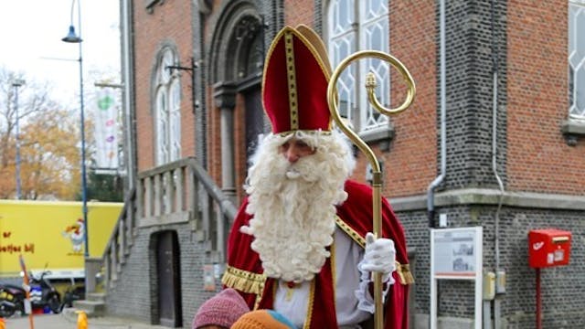 Sint op de markt