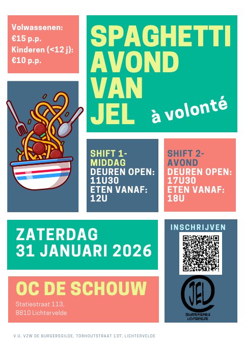 Spaghetti avond 2026