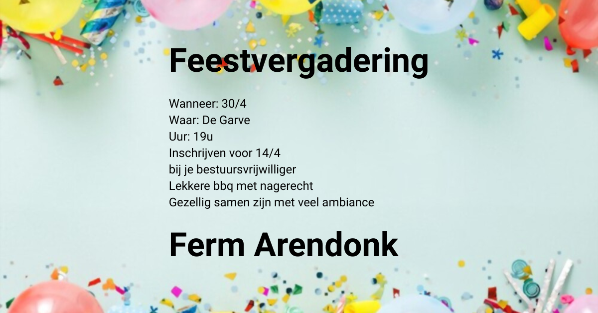 feestvergadering