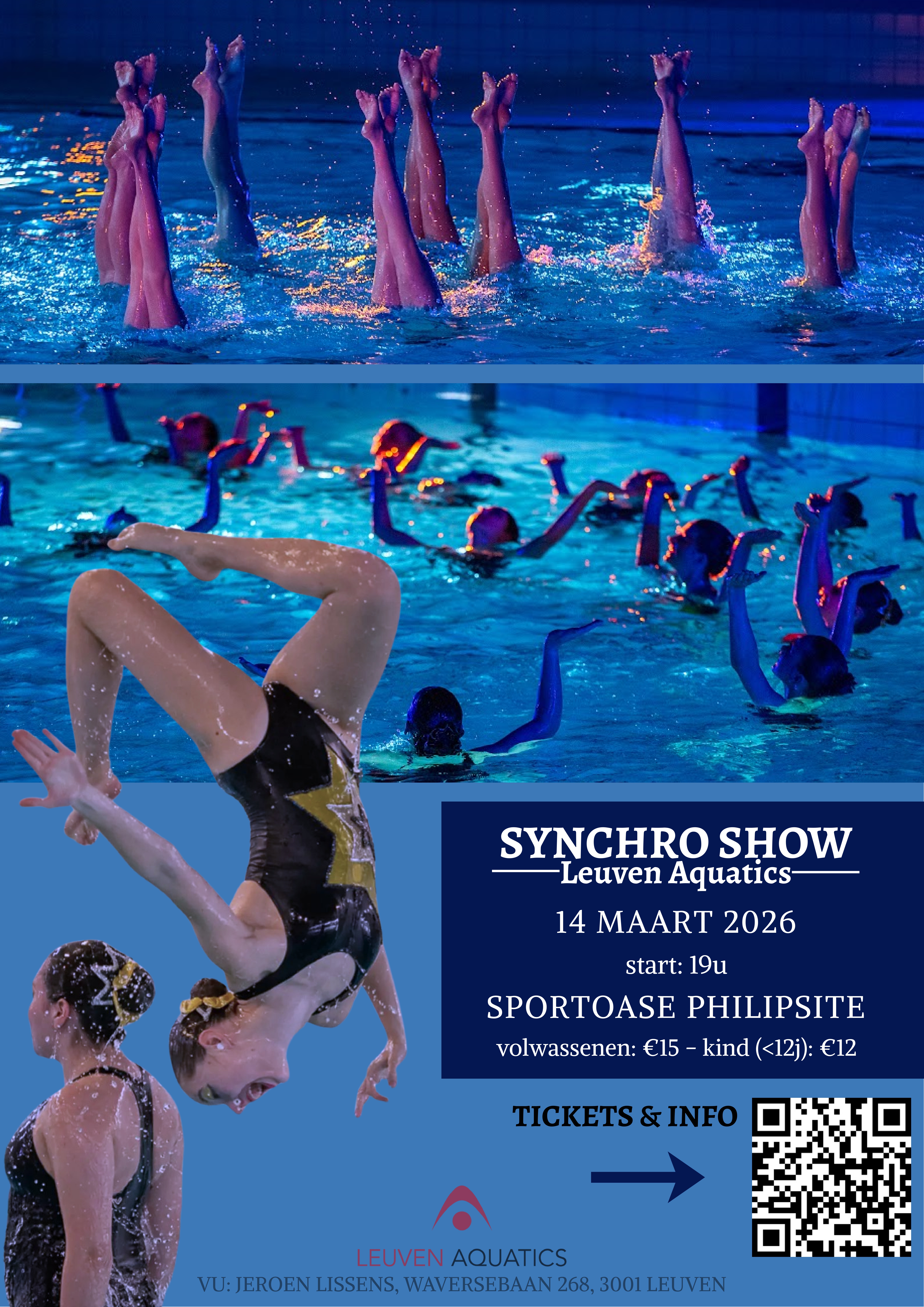 Show artistiek zwemmen - Leuven Aquatics