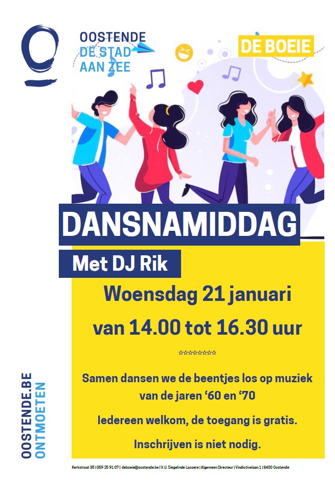 Dansnamiddag met DJ Rik