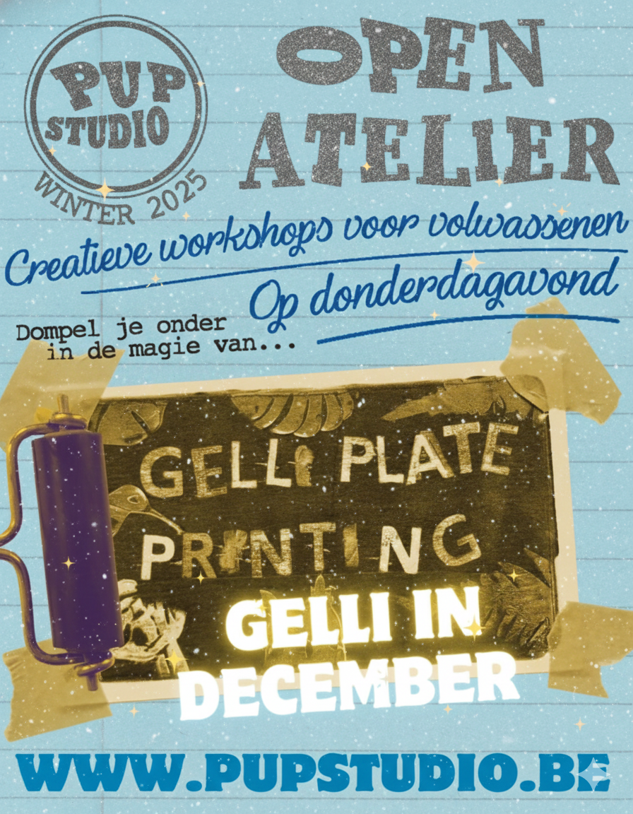 Pupstudio Gelli Plate Printing