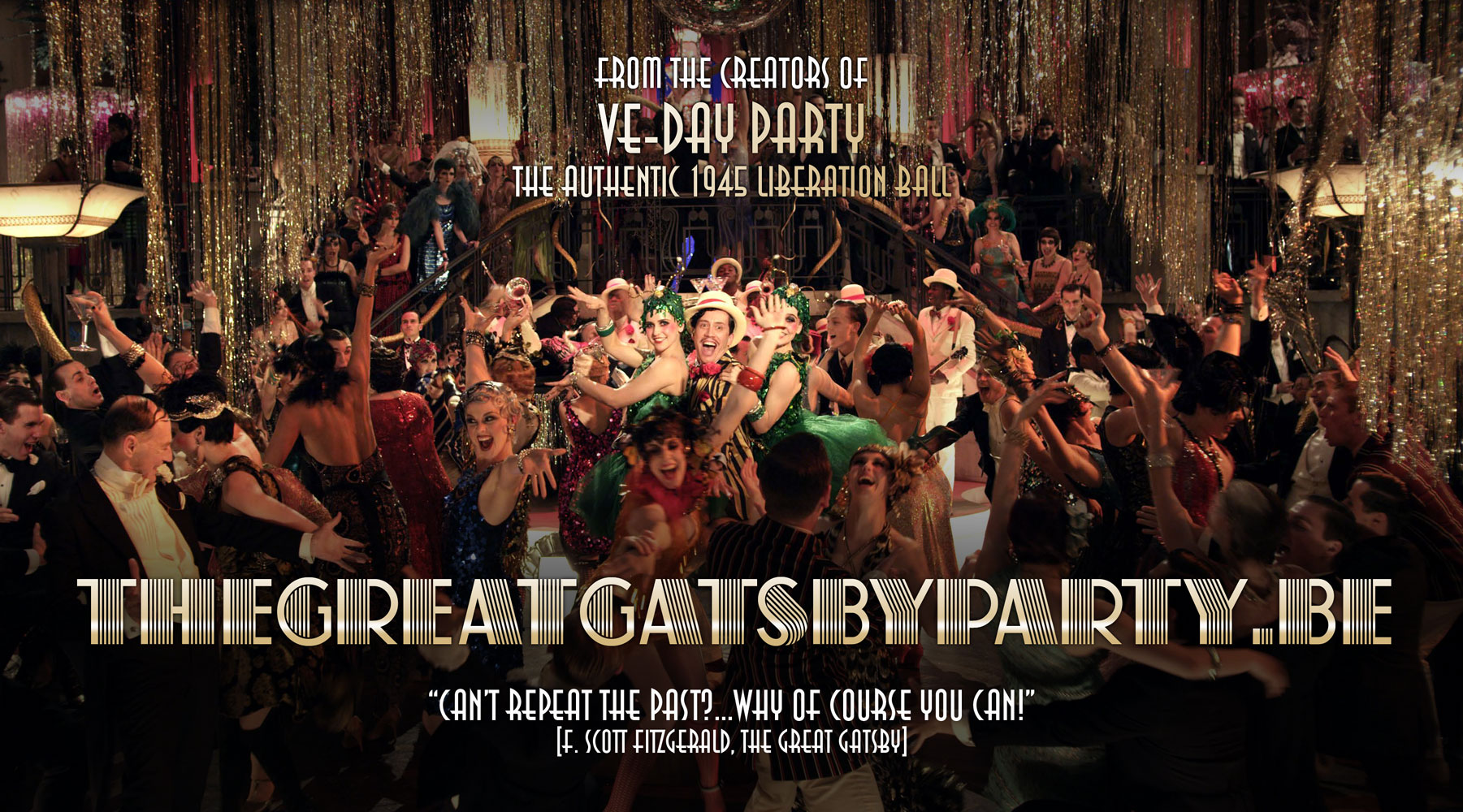 the Great Gatsby Christmas party