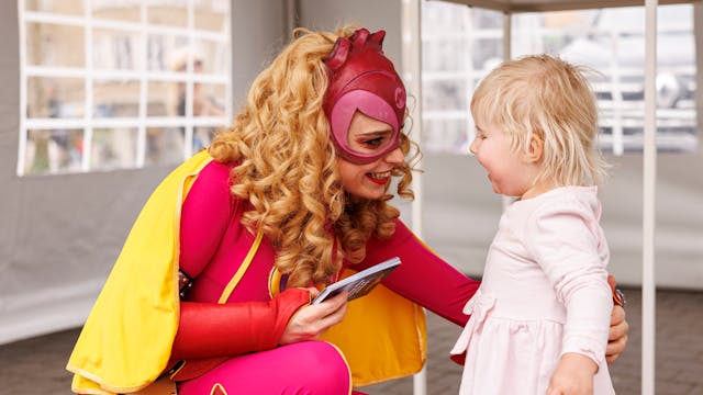 Mega Mindy tijdens Kidsday 2024