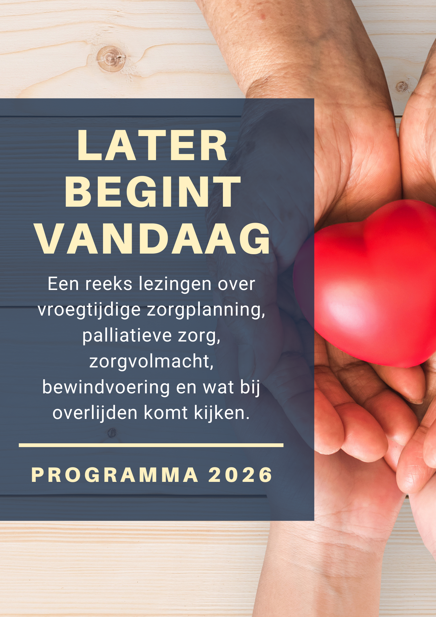 Lezingreeks - "Later begint vandaag"