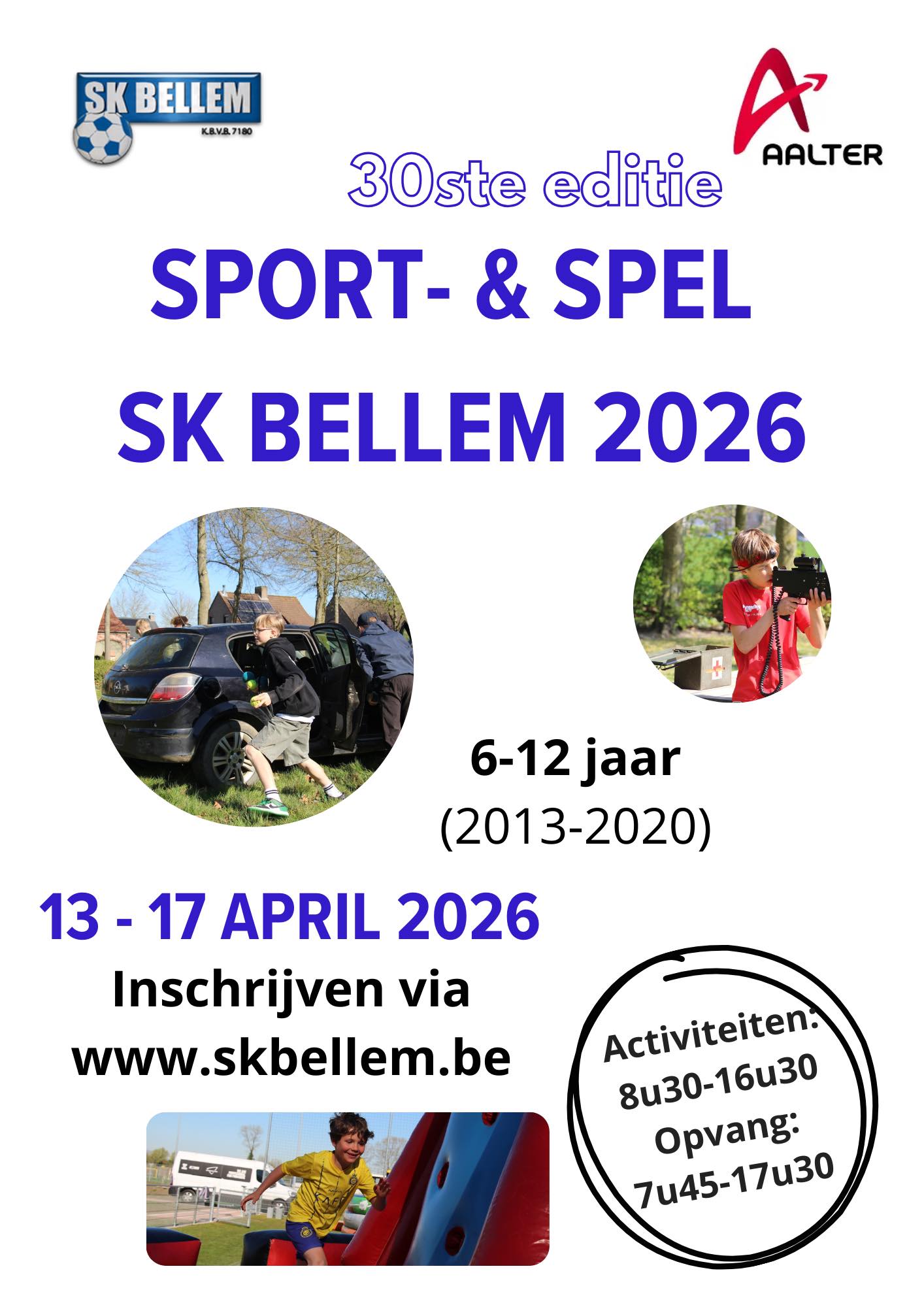 Affiche Sport- & Spelweek SK Bellem