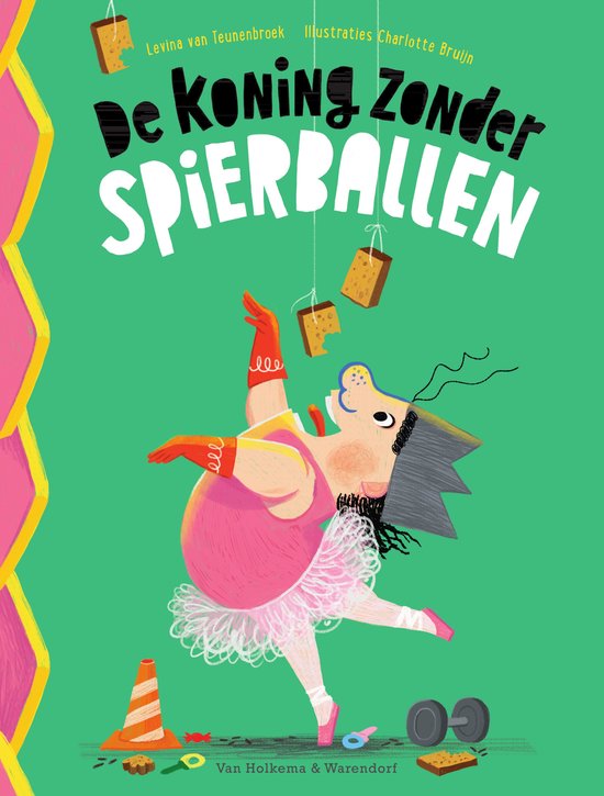 Cover boek De koning zonder spierballen