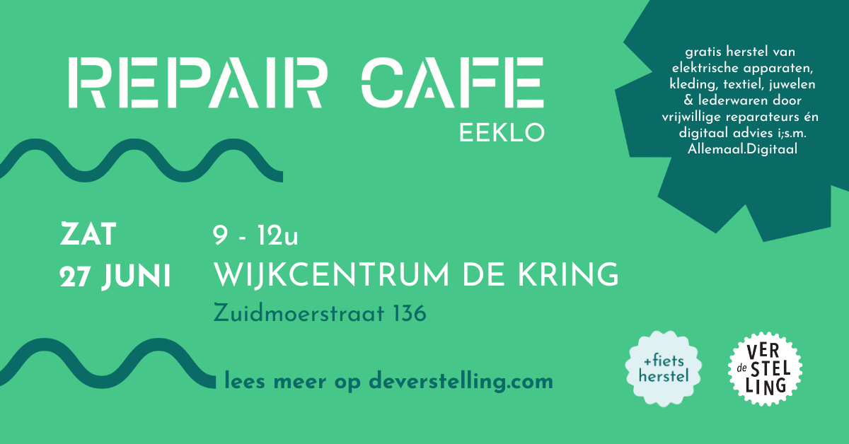 Repair Café Eeklo in Wijkcentrum De Kring