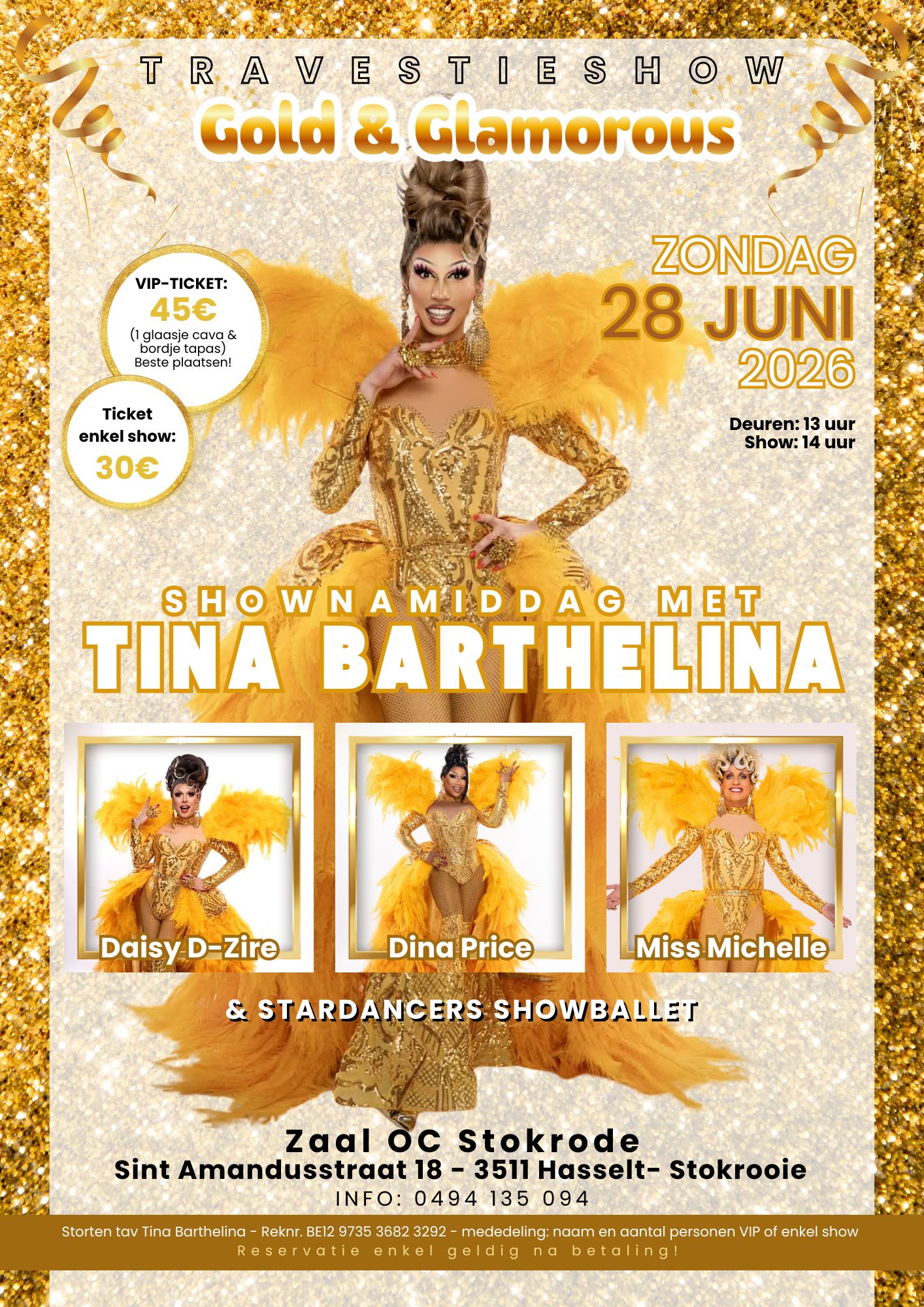 Travestieshow Tina Barthelina