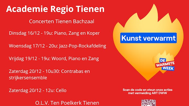 rode affiche met vlam warmste week