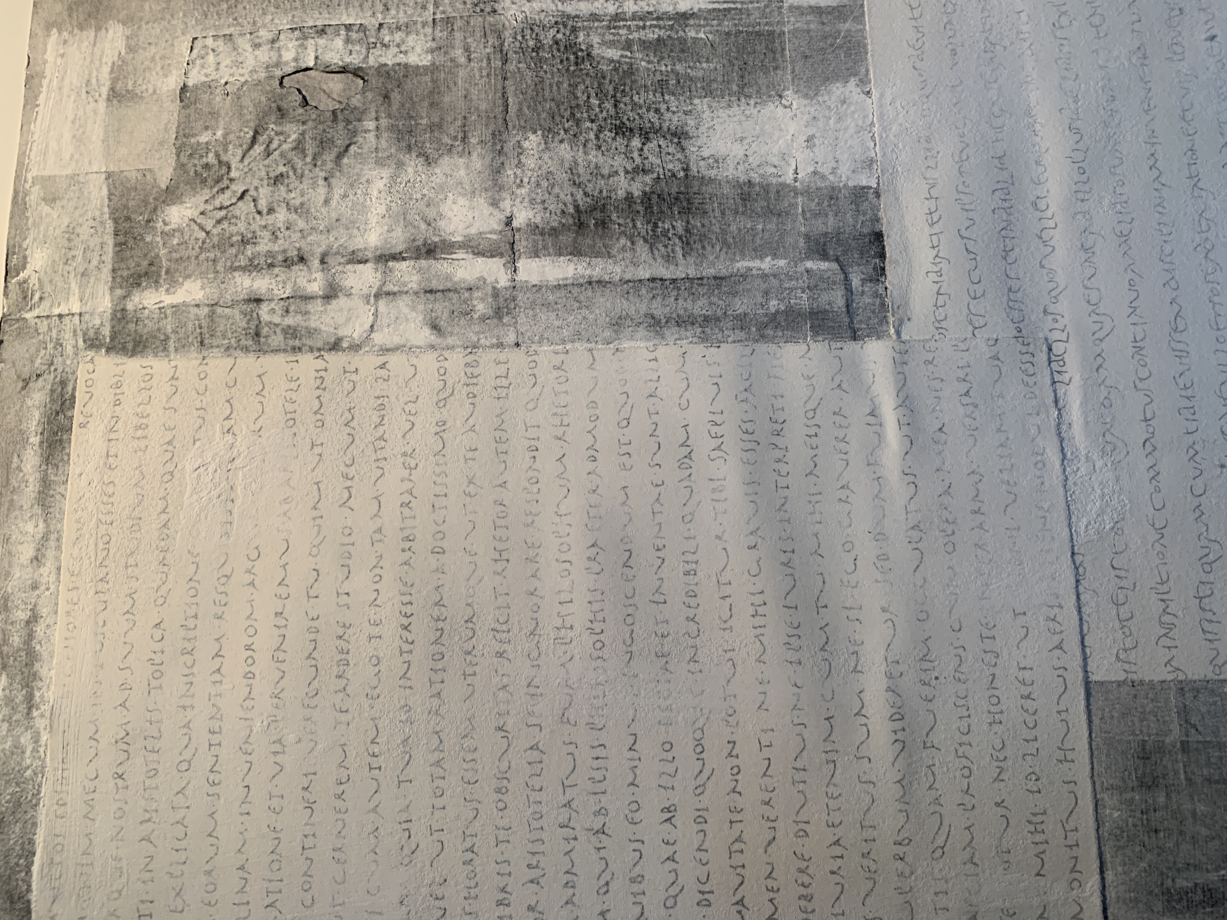 Collage Romeins cursief