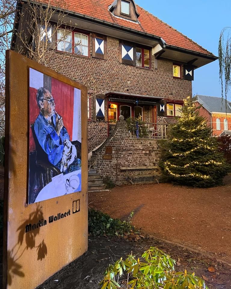 Atelier Martin Wallaert - werk "Ochtendritueel, wakker worden met Nippertje" - 2022