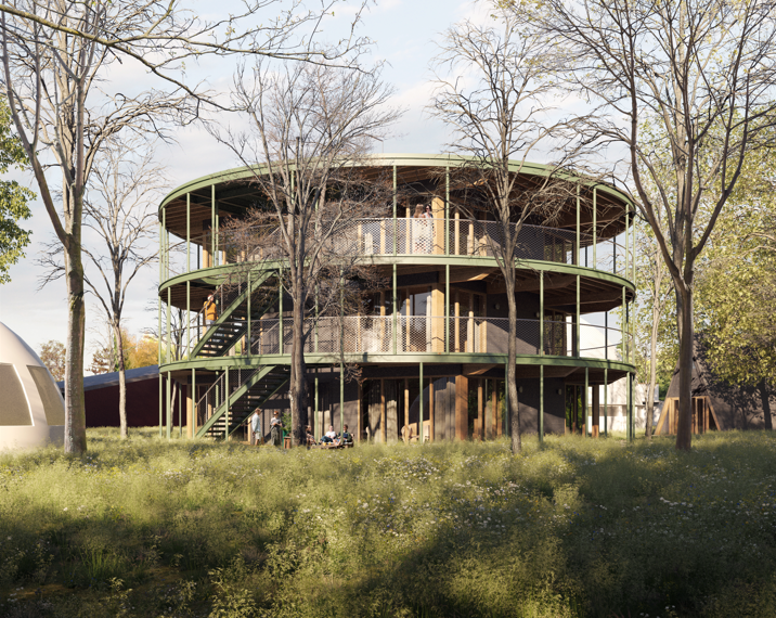 Nieuwe kunstenaarspaviljoen - MASEREEL