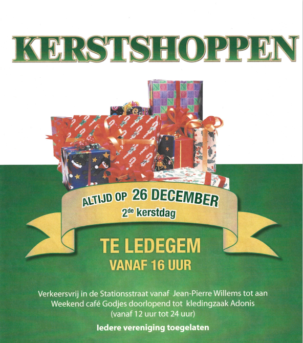 Eindejaarsshoppingsmarkt Ledegem
