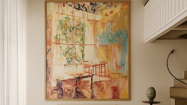 'A place that feels familiar' - olieverf op canvas