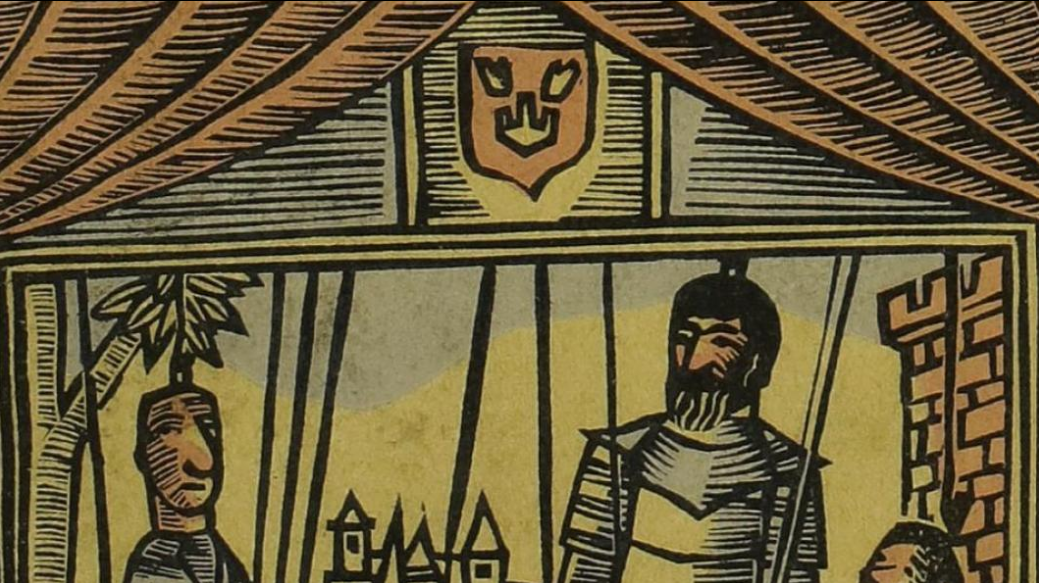 De poesjenellen hangen ('t) uit